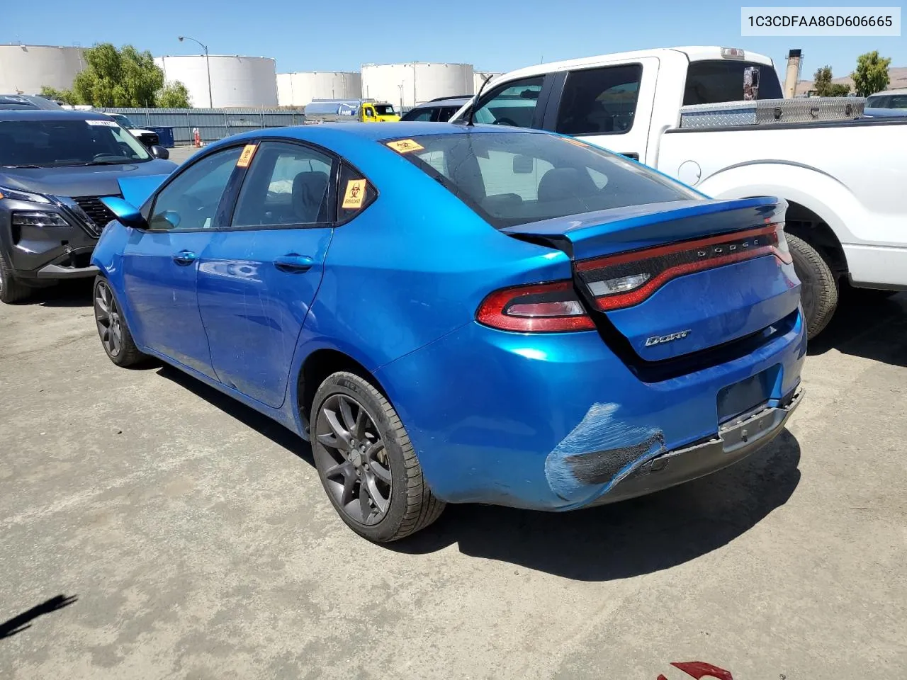 2016 Dodge Dart Se VIN: 1C3CDFAA8GD606665 Lot: 67154324