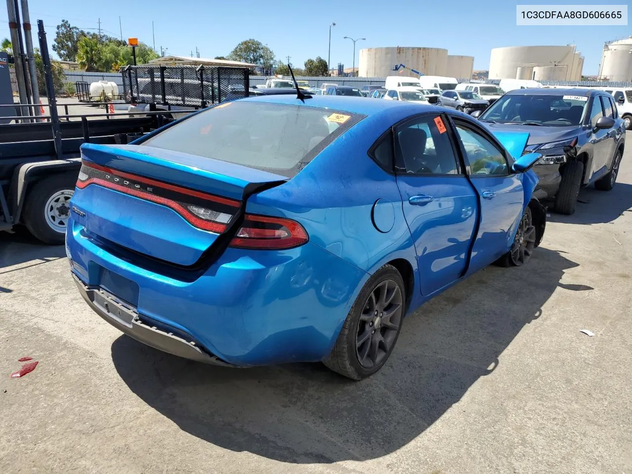 2016 Dodge Dart Se VIN: 1C3CDFAA8GD606665 Lot: 67154324