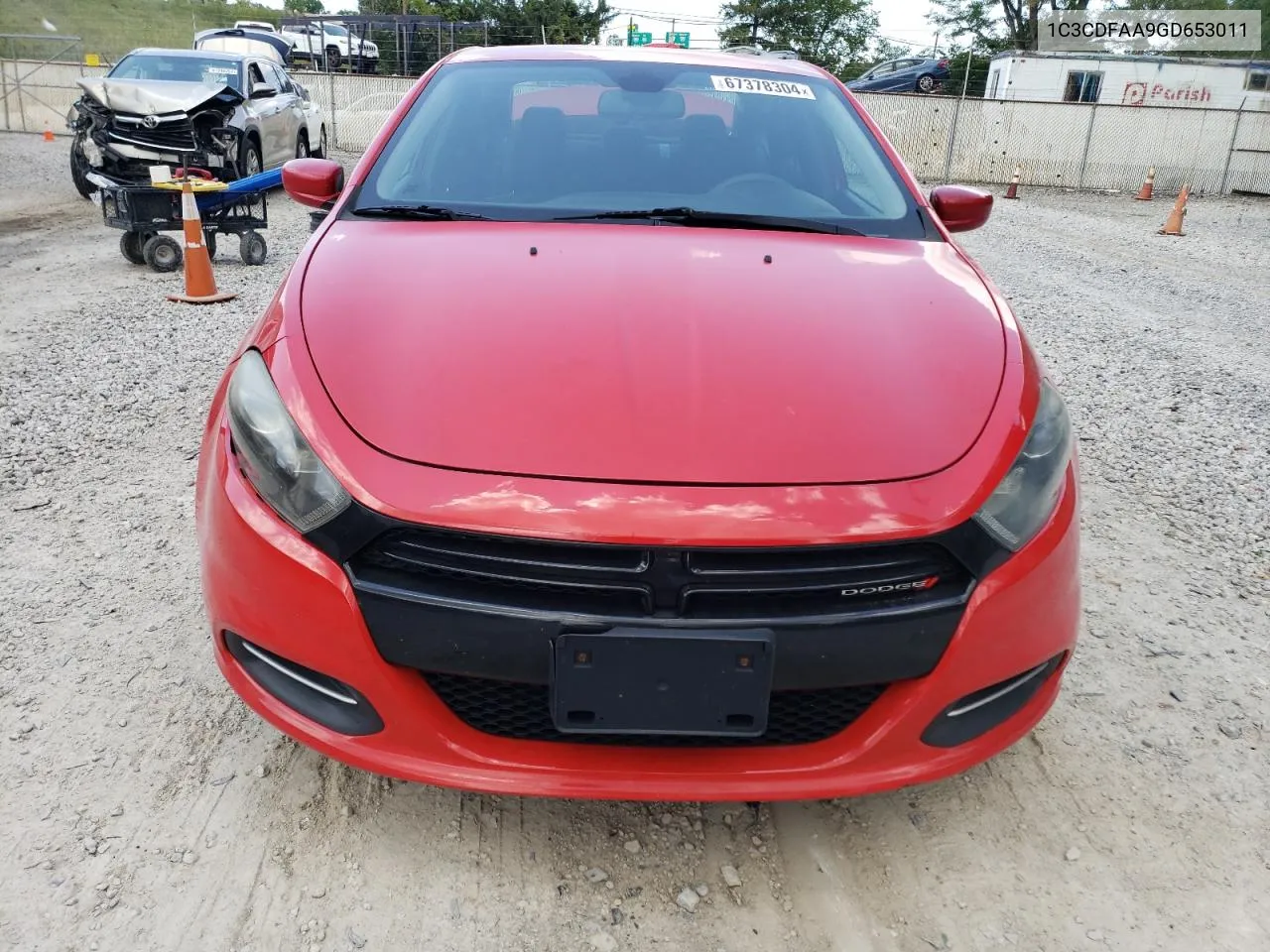 1C3CDFAA9GD653011 2016 Dodge Dart Se