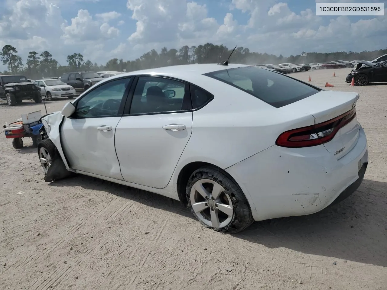 2016 Dodge Dart Sxt VIN: 1C3CDFBB2GD531596 Lot: 67681404