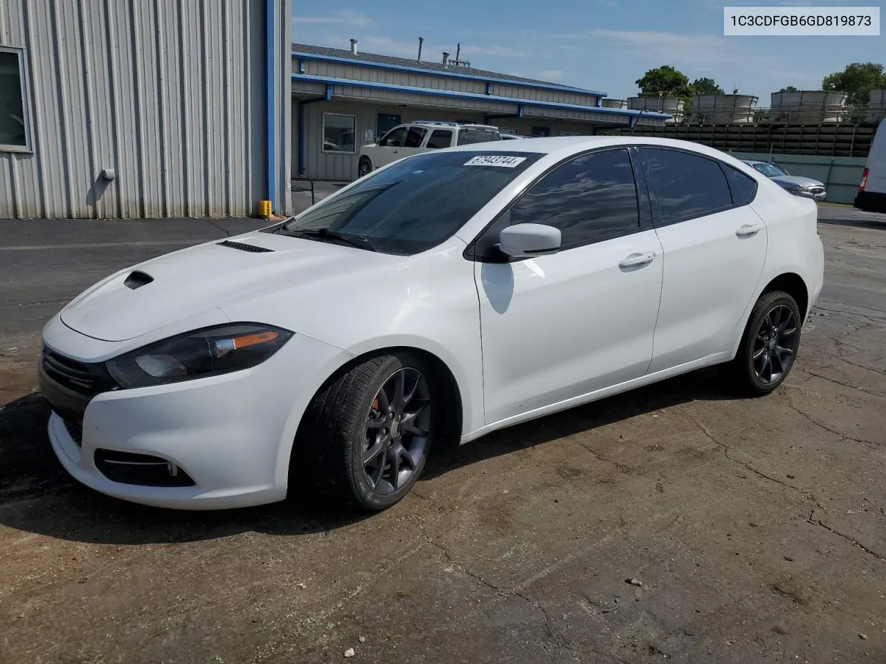 2016 Dodge Dart Gt Sport VIN: 1C3CDFGB6GD819873 Lot: 67943744