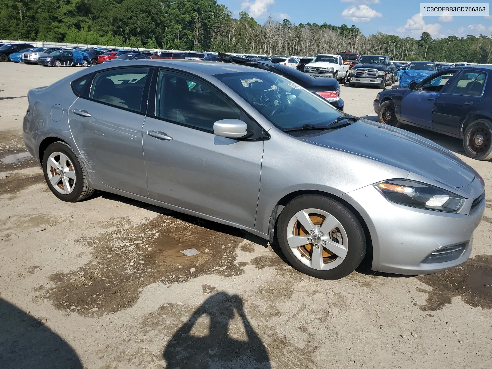 2016 Dodge Dart Sxt VIN: 1C3CDFBB3GD766363 Lot: 68149684