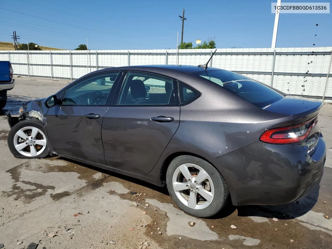 2016 Dodge Dart Sxt VIN: 1C3CDFBB0GD613536 Lot: 68154754