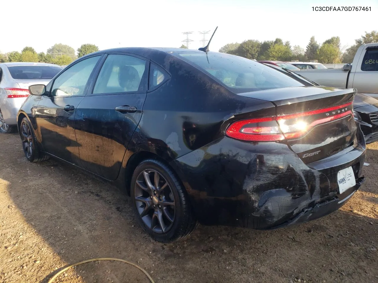 1C3CDFAA7GD767461 2016 Dodge Dart Se