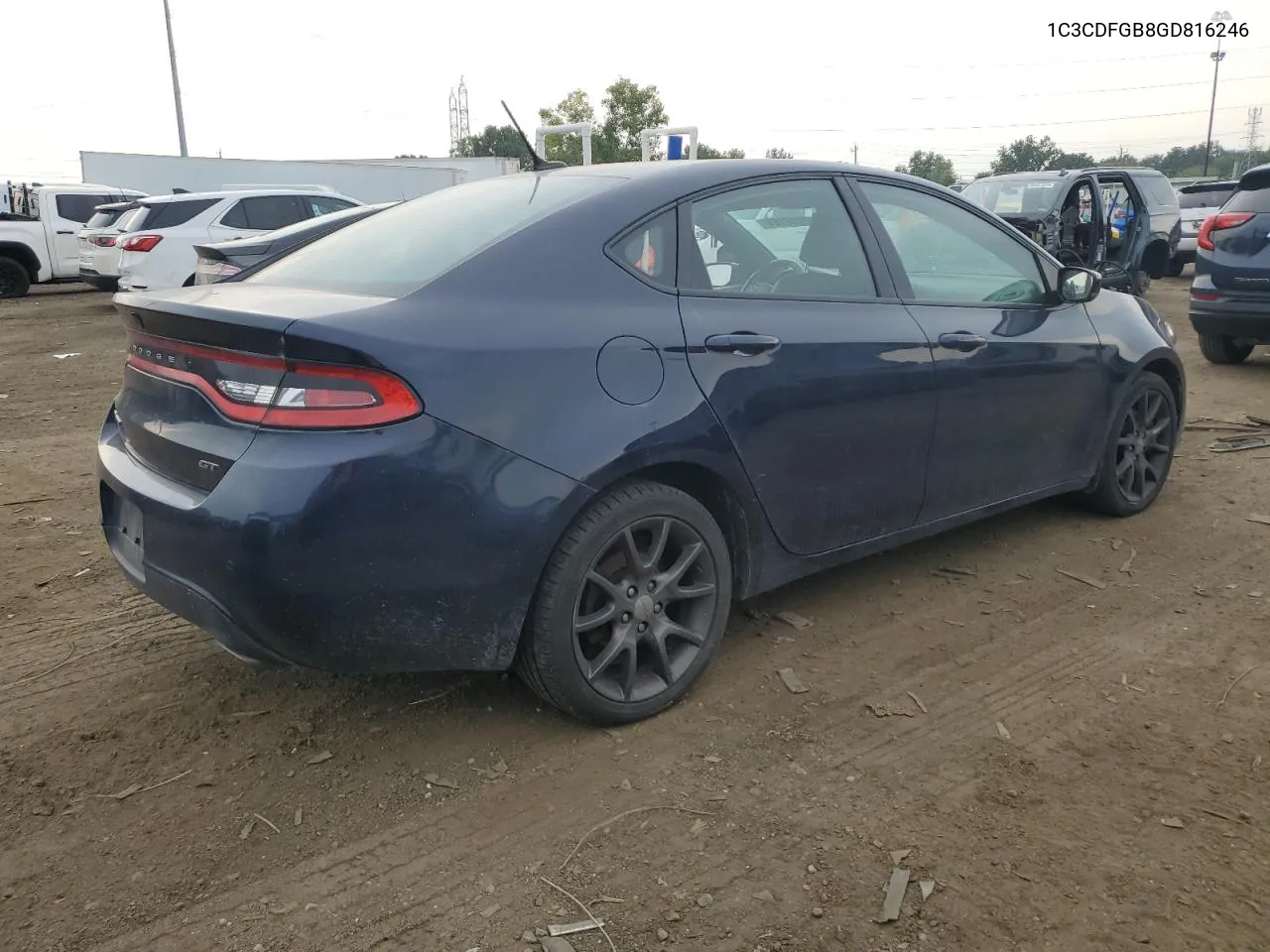 1C3CDFGB8GD816246 2016 Dodge Dart Gt Sport