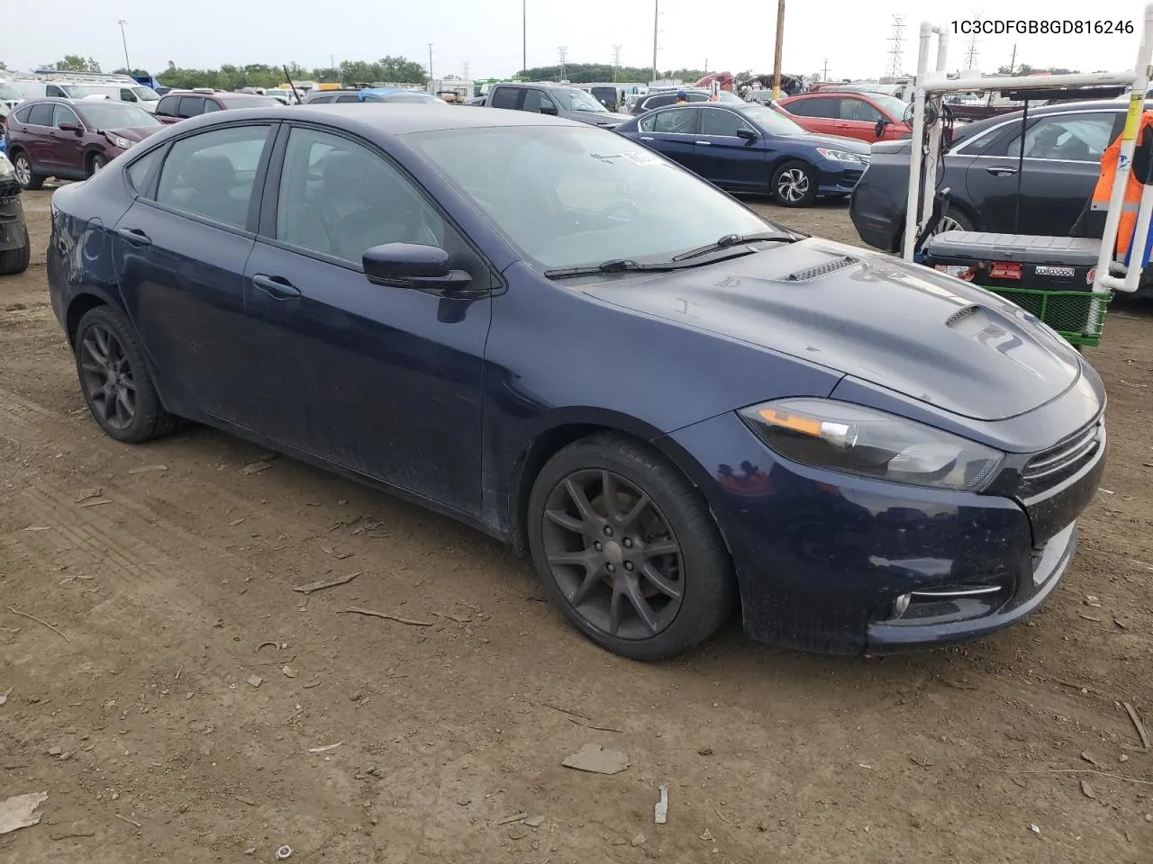 2016 Dodge Dart Gt Sport VIN: 1C3CDFGB8GD816246 Lot: 68812784