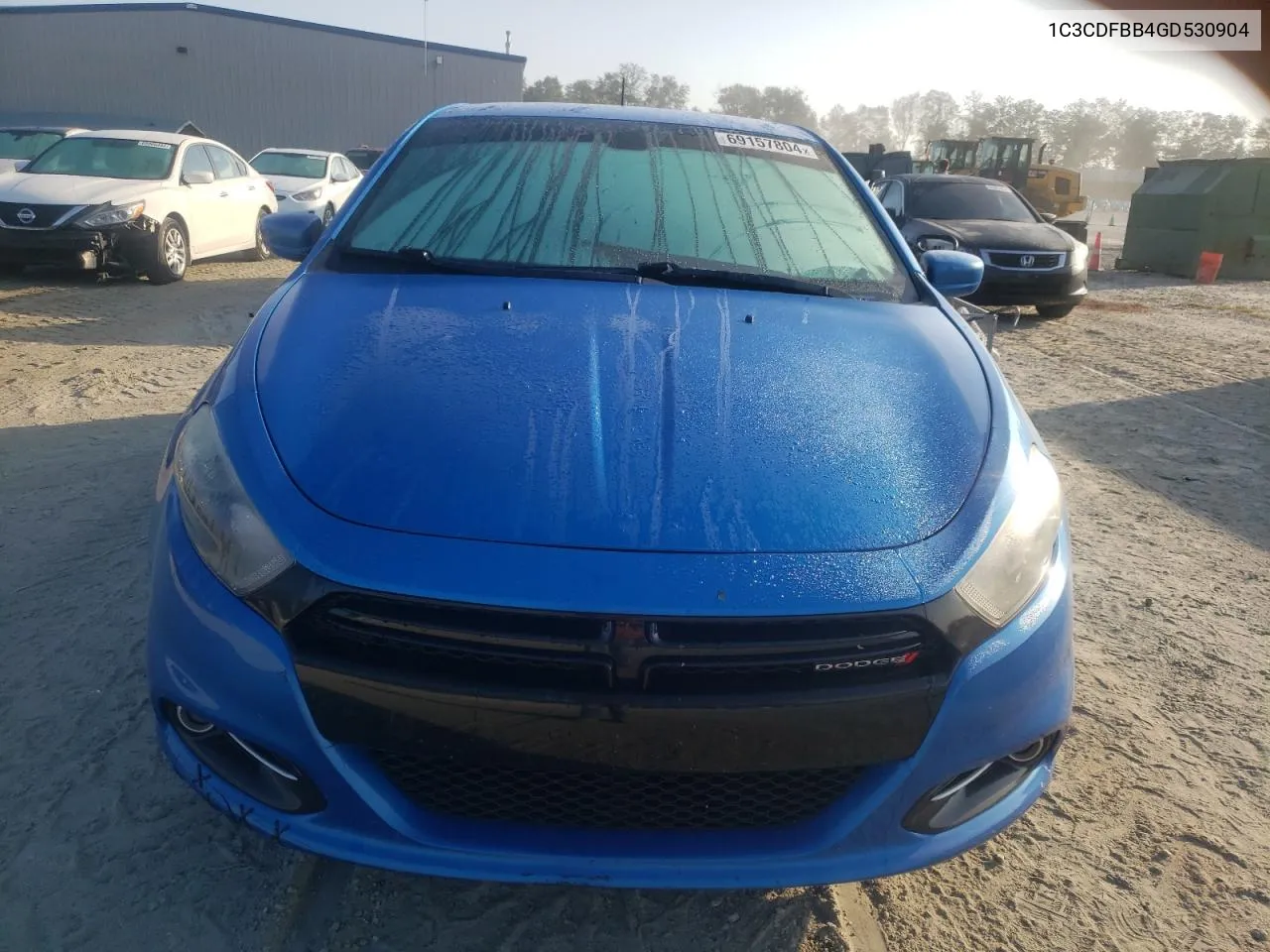 2016 Dodge Dart Sxt VIN: 1C3CDFBB4GD530904 Lot: 69157804