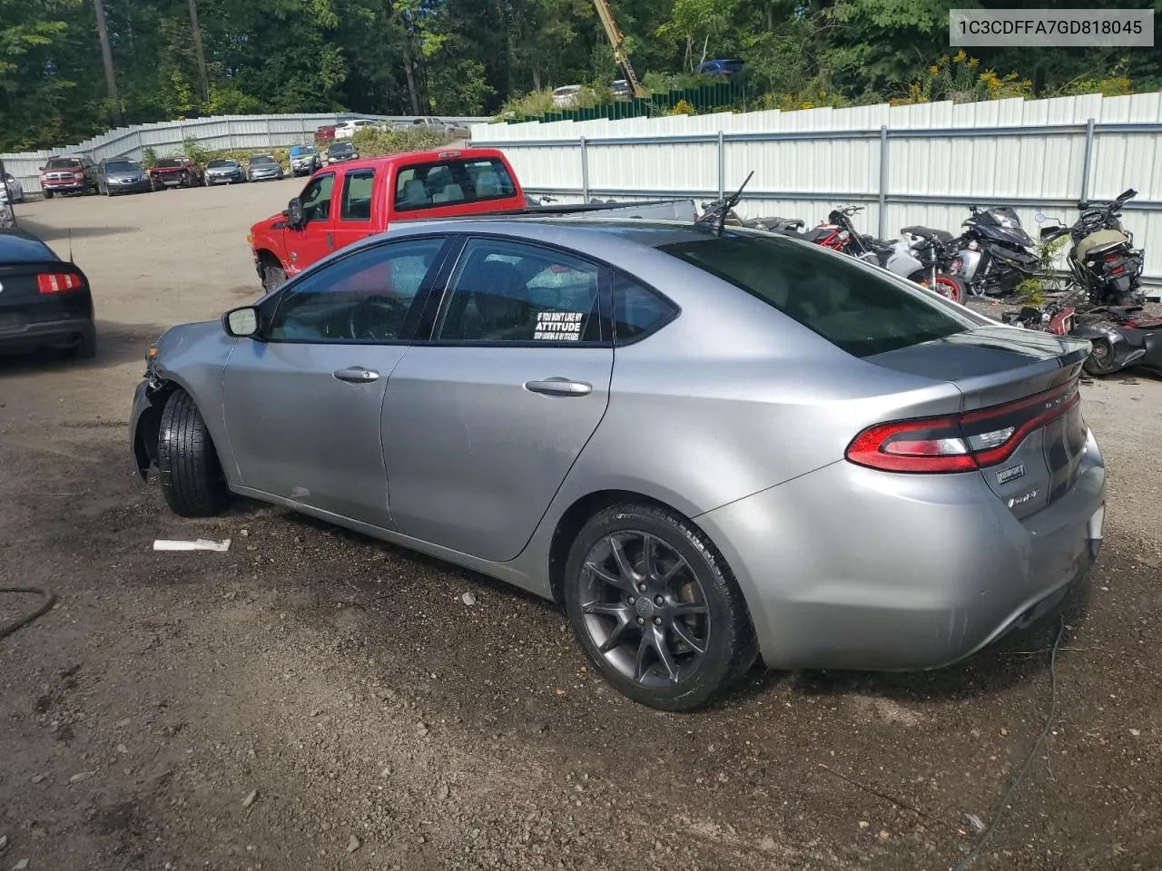 2016 Dodge Dart Sxt Sport VIN: 1C3CDFFA7GD818045 Lot: 69490744