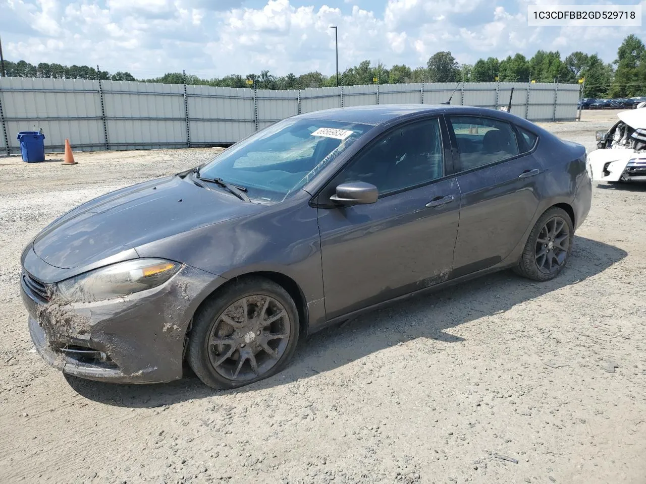 2016 Dodge Dart Sxt VIN: 1C3CDFBB2GD529718 Lot: 69569834