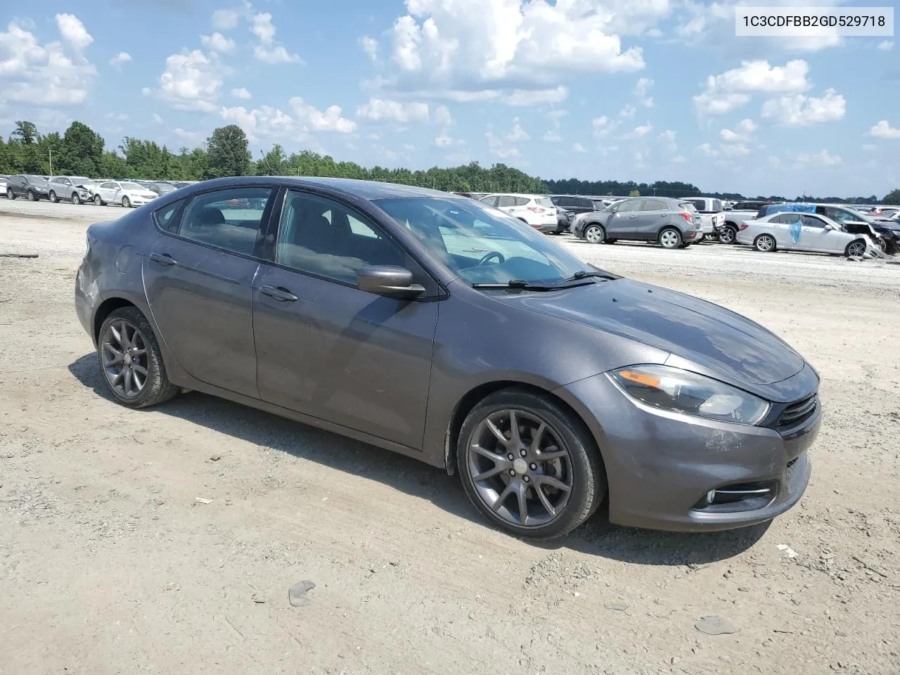 2016 Dodge Dart Sxt VIN: 1C3CDFBB2GD529718 Lot: 69569834