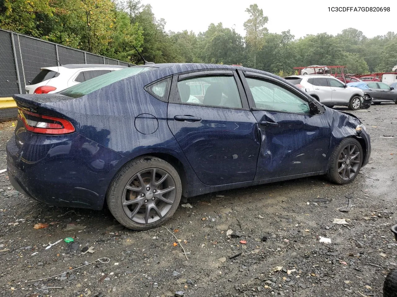 2016 Dodge Dart Sxt Sport VIN: 1C3CDFFA7GD820698 Lot: 69593974