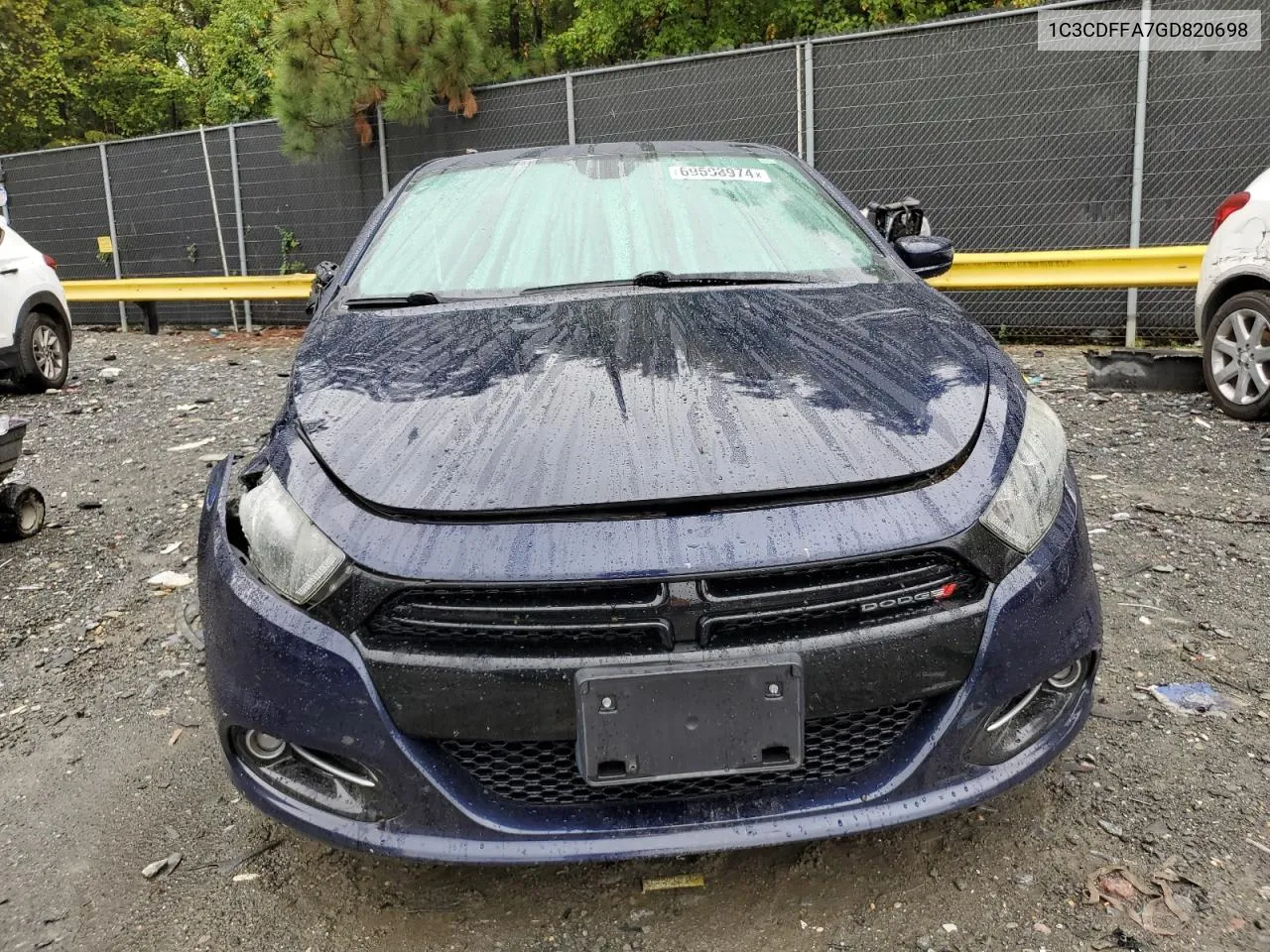 1C3CDFFA7GD820698 2016 Dodge Dart Sxt Sport