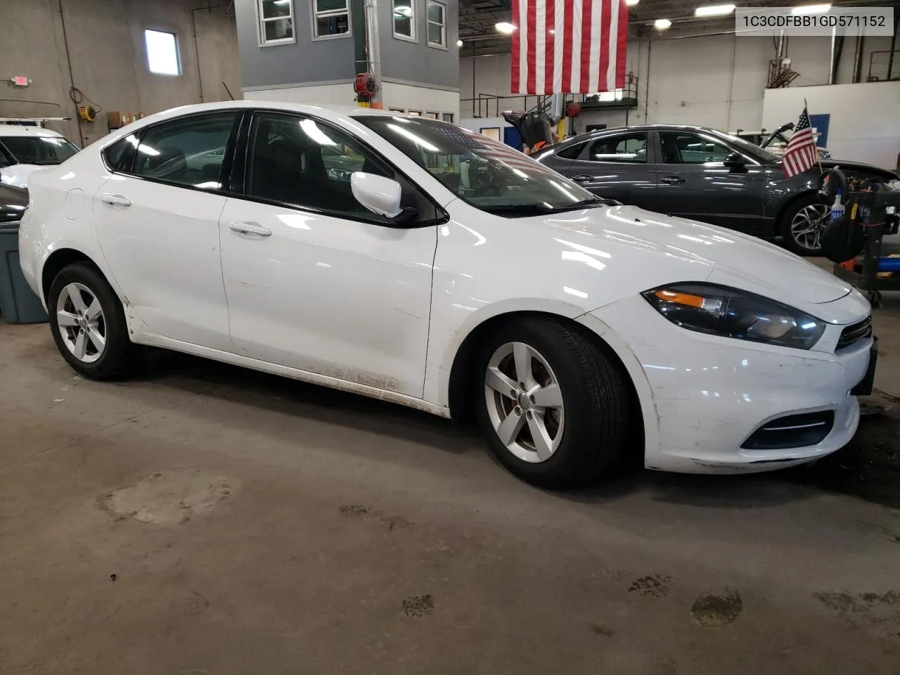 2016 Dodge Dart Sxt VIN: 1C3CDFBB1GD571152 Lot: 69745604