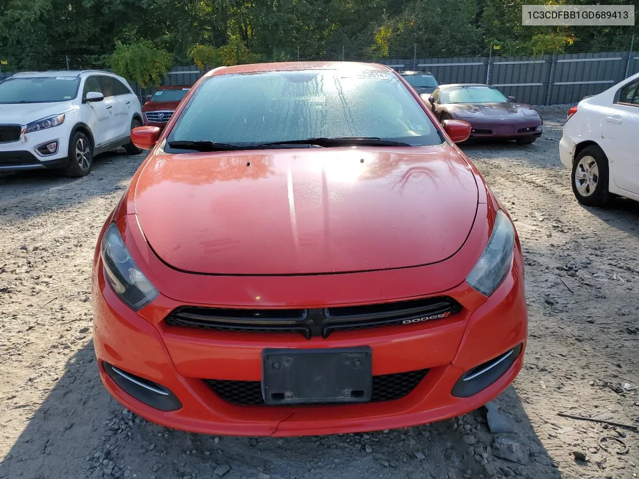 2016 Dodge Dart Sxt VIN: 1C3CDFBB1GD689413 Lot: 69823614