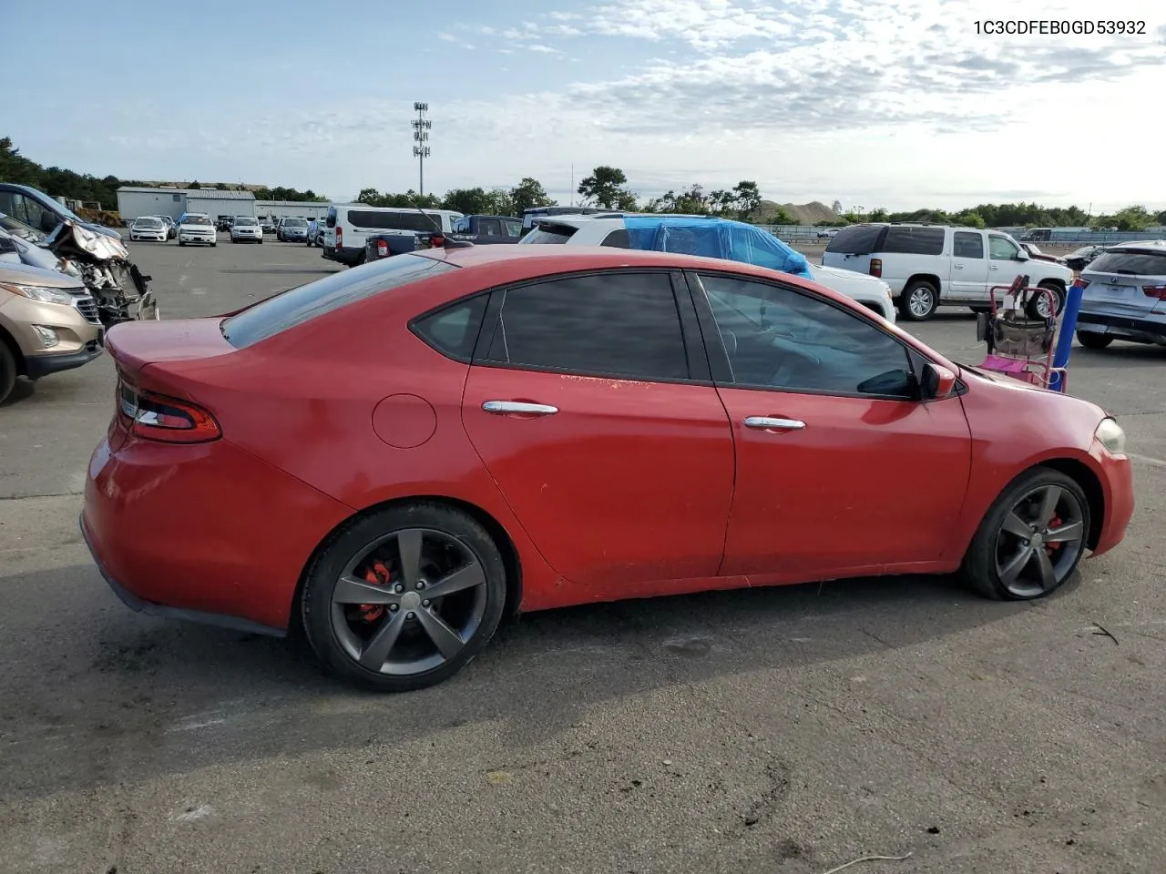 2016 Dodge Dart Gt VIN: 1C3CDFEB0GD53932 Lot: 69951724