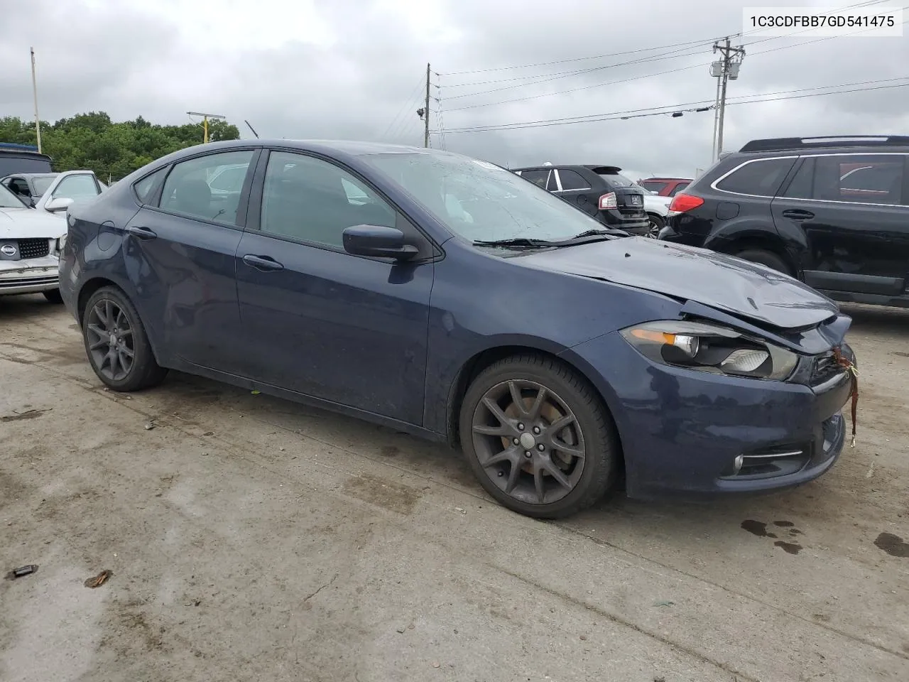 2016 Dodge Dart Sxt VIN: 1C3CDFBB7GD541475 Lot: 69993514