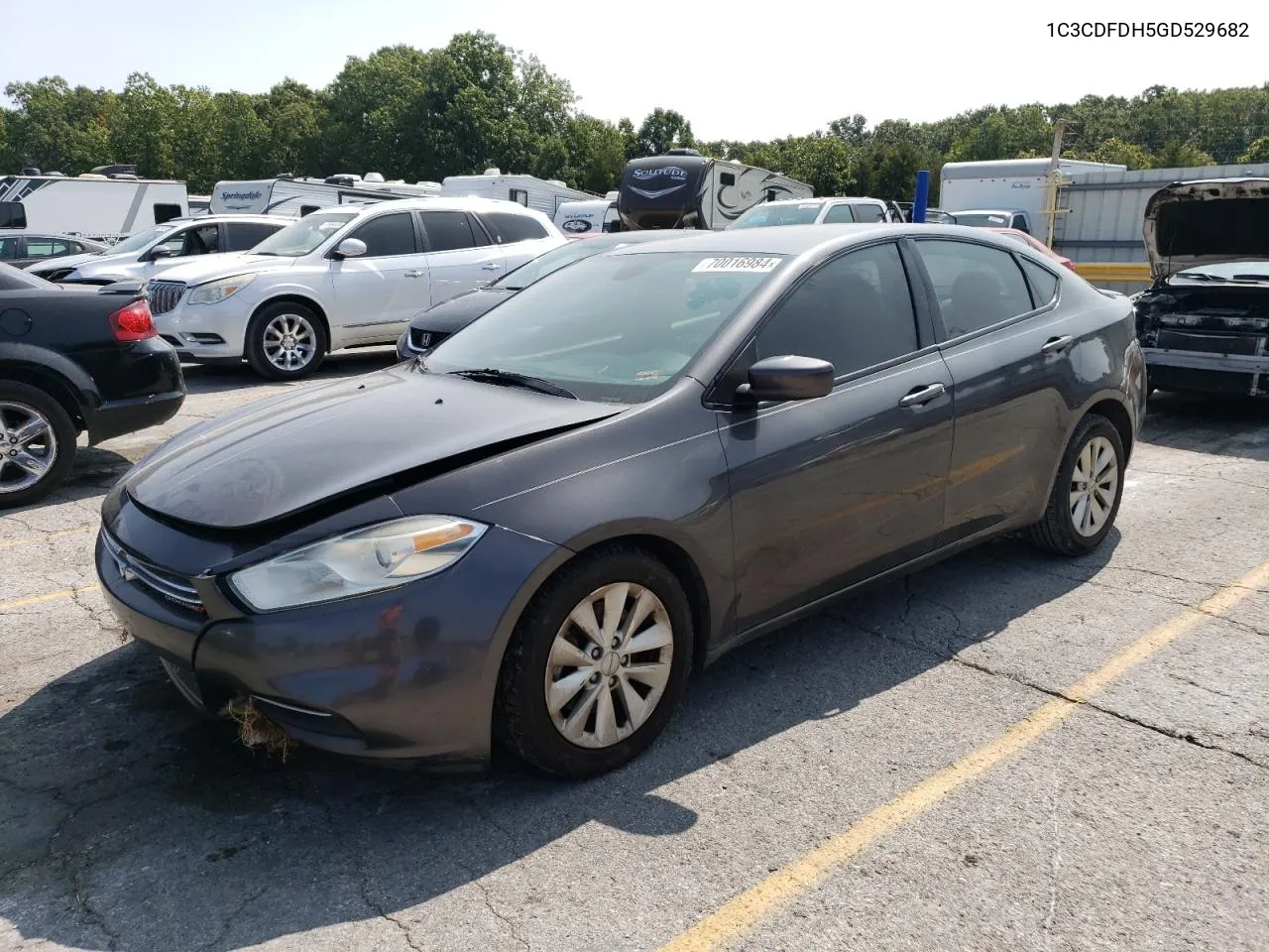 2016 Dodge Dart Se Aero VIN: 1C3CDFDH5GD529682 Lot: 70016984