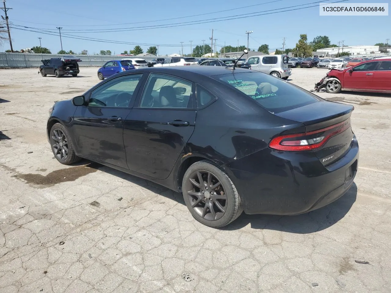 2016 Dodge Dart Se VIN: 1C3CDFAA1GD606846 Lot: 71035774