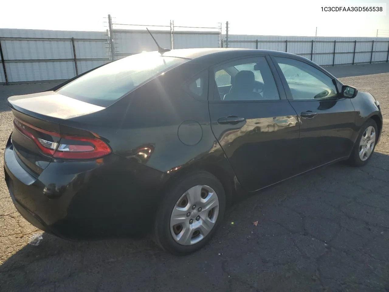 2016 Dodge Dart Se VIN: 1C3CDFAA3GD565538 Lot: 71225954