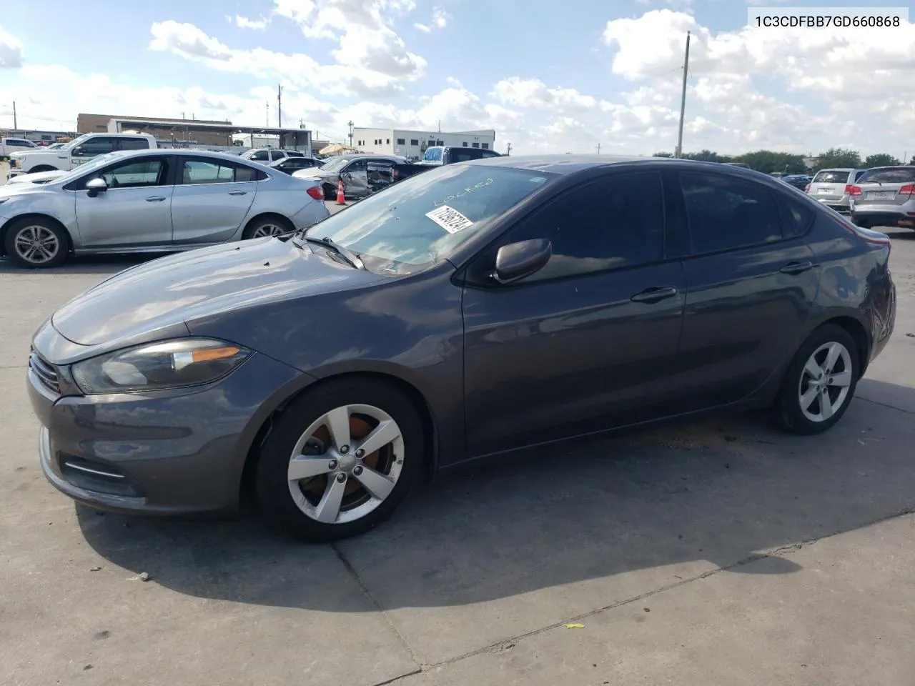 2016 Dodge Dart Sxt VIN: 1C3CDFBB7GD660868 Lot: 71296724