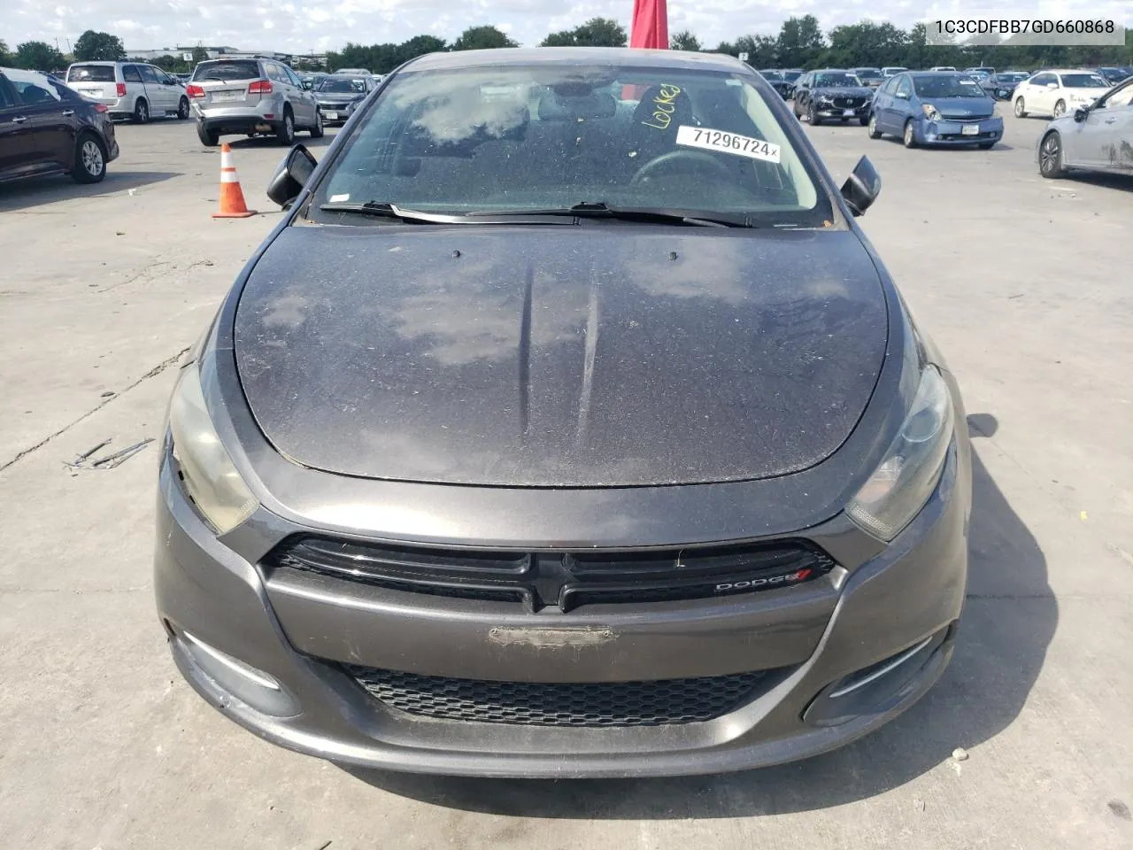 2016 Dodge Dart Sxt VIN: 1C3CDFBB7GD660868 Lot: 71296724