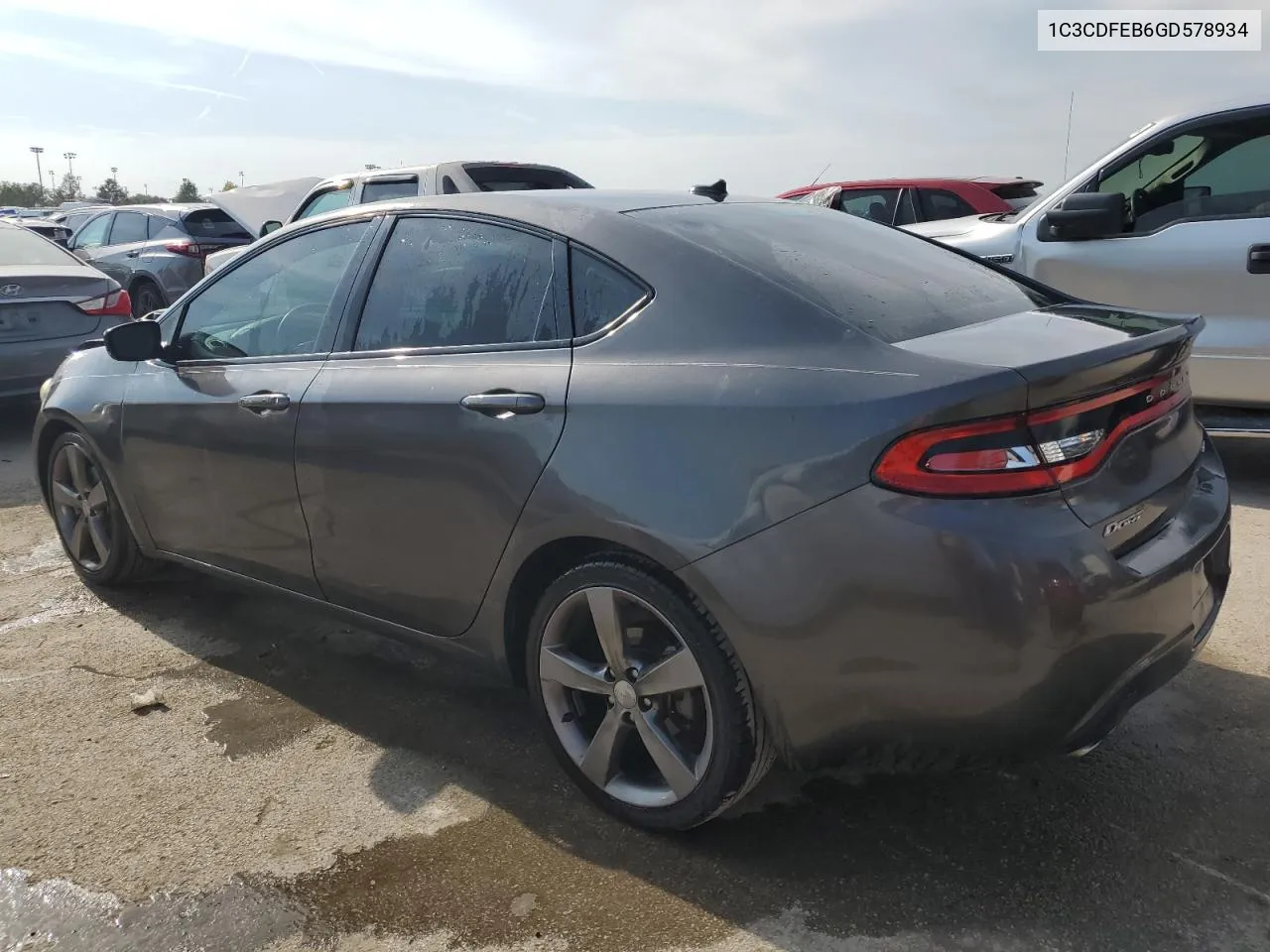 1C3CDFEB6GD578934 2016 Dodge Dart Gt