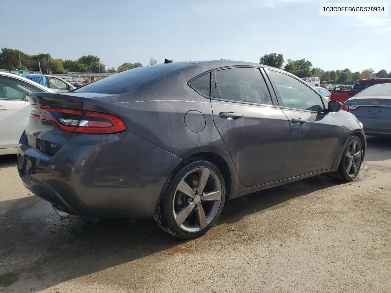 1C3CDFEB6GD578934 2016 Dodge Dart Gt