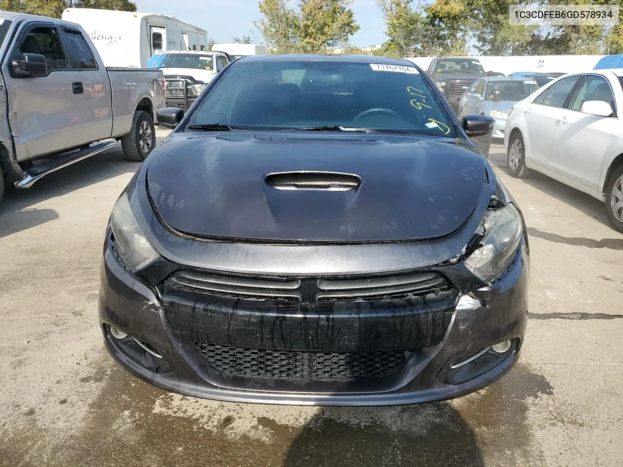 1C3CDFEB6GD578934 2016 Dodge Dart Gt