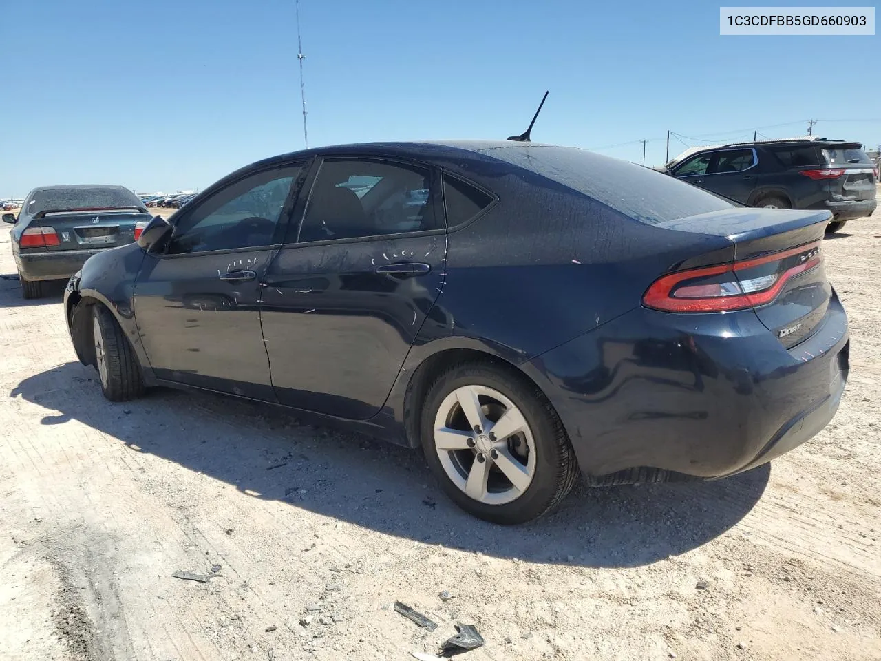 2016 Dodge Dart Sxt VIN: 1C3CDFBB5GD660903 Lot: 72326484