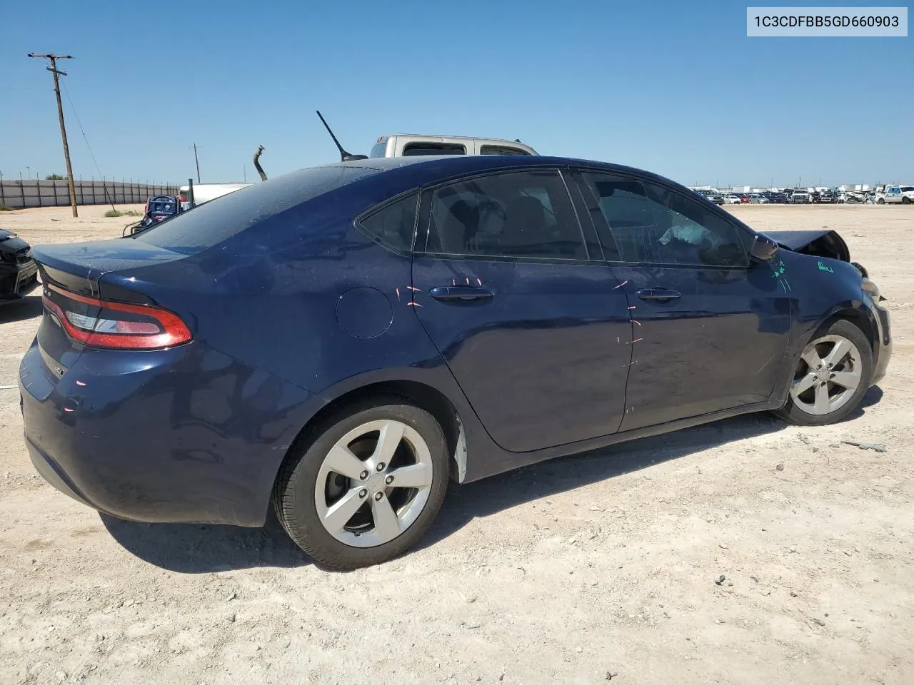 2016 Dodge Dart Sxt VIN: 1C3CDFBB5GD660903 Lot: 72326484