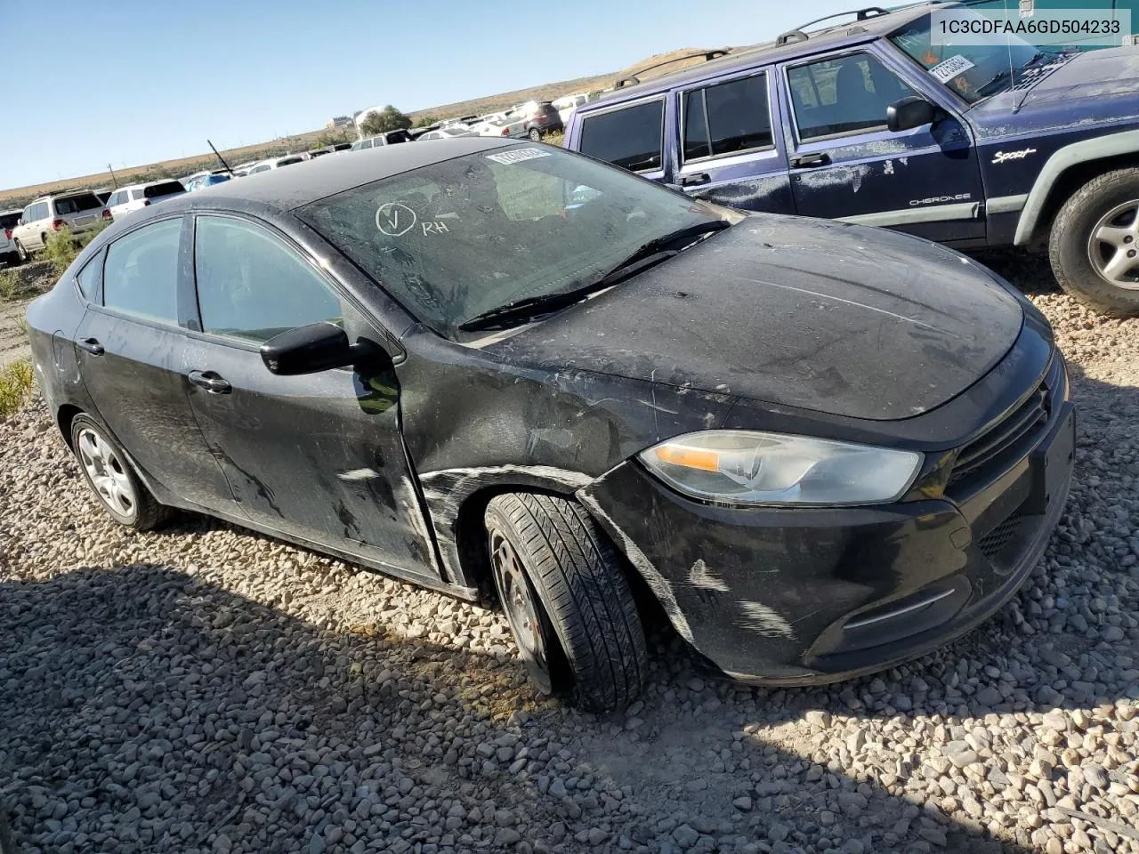 2016 Dodge Dart Se VIN: 1C3CDFAA6GD504233 Lot: 72370724