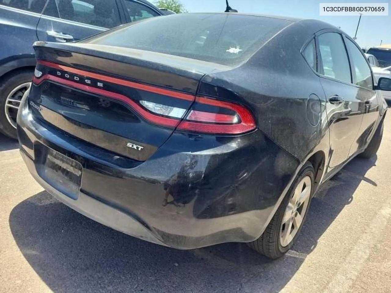 1C3CDFBB8GD570659 2016 Dodge Dart Sxt