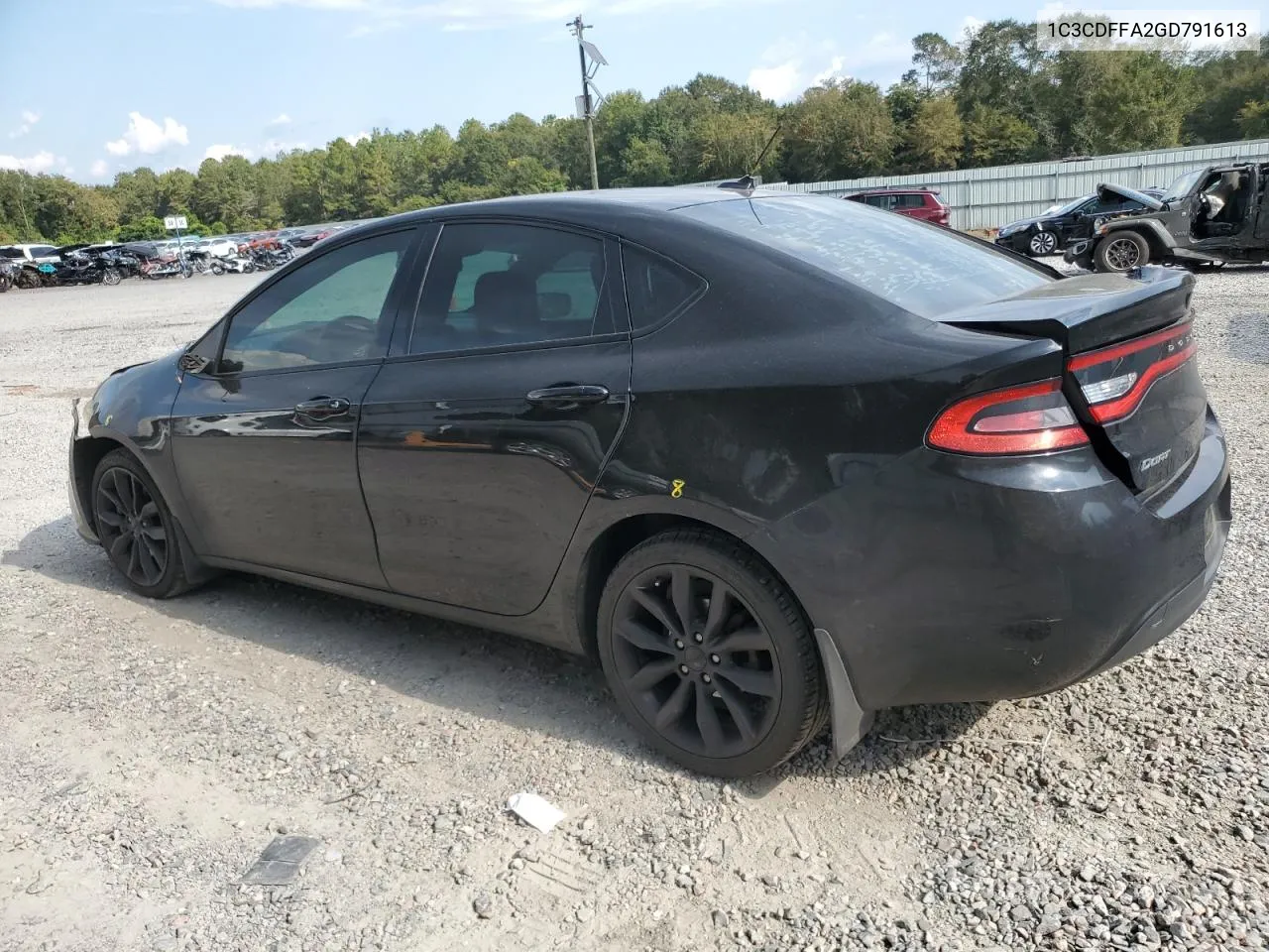 2016 Dodge Dart Sxt Sport VIN: 1C3CDFFA2GD791613 Lot: 72545884