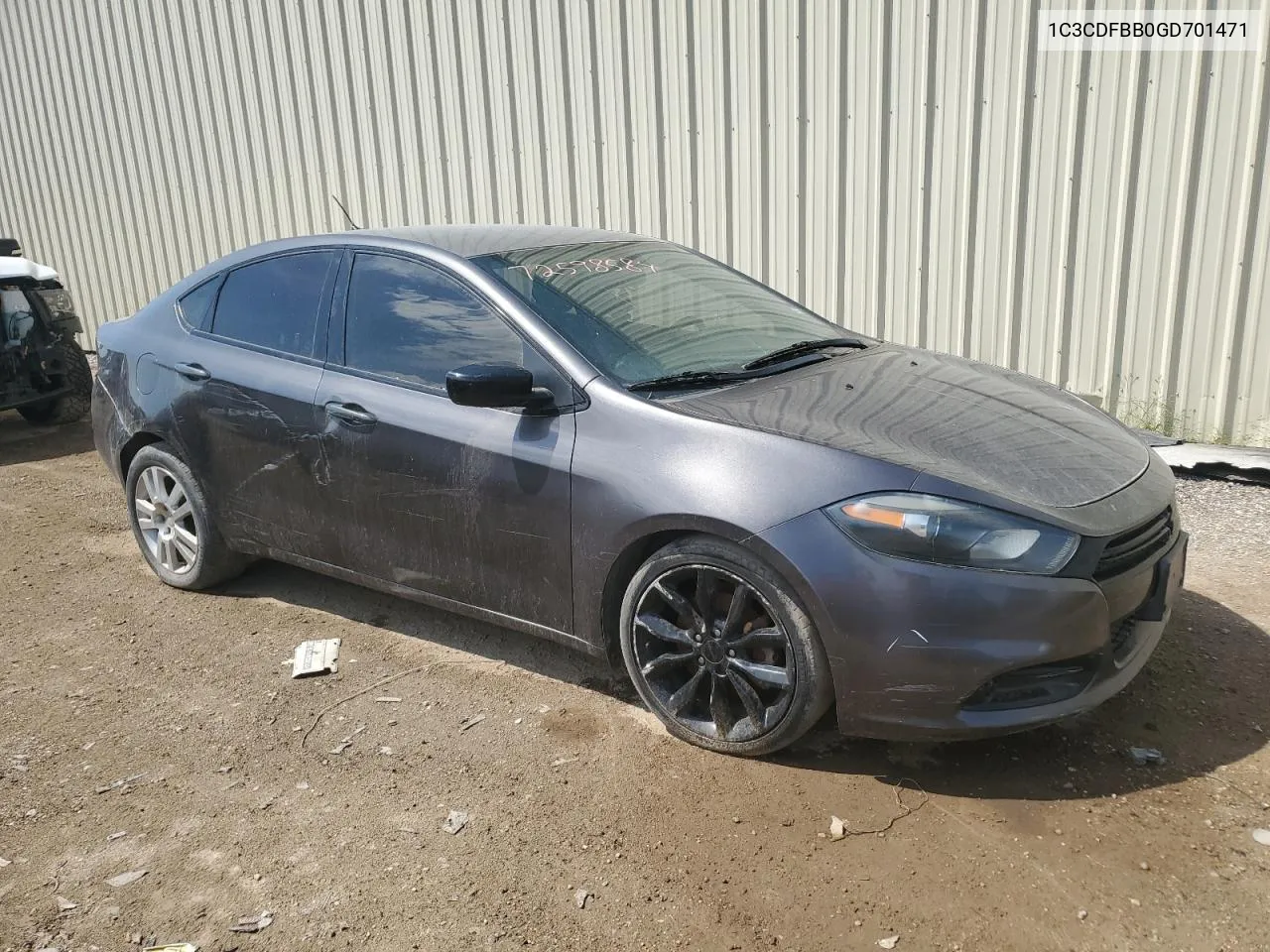 2016 Dodge Dart Sxt VIN: 1C3CDFBB0GD701471 Lot: 72598584