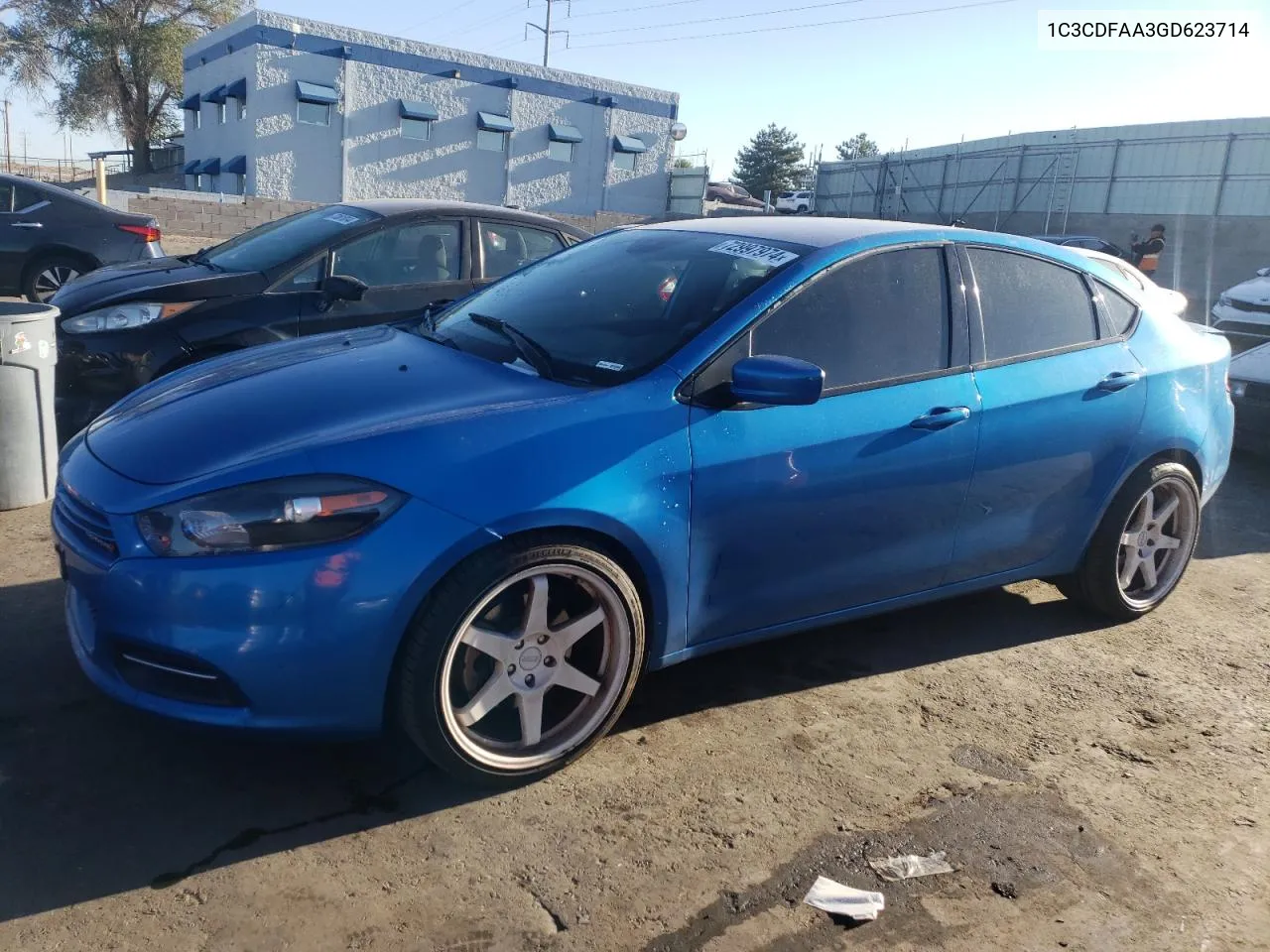 2016 Dodge Dart Se VIN: 1C3CDFAA3GD623714 Lot: 72997974