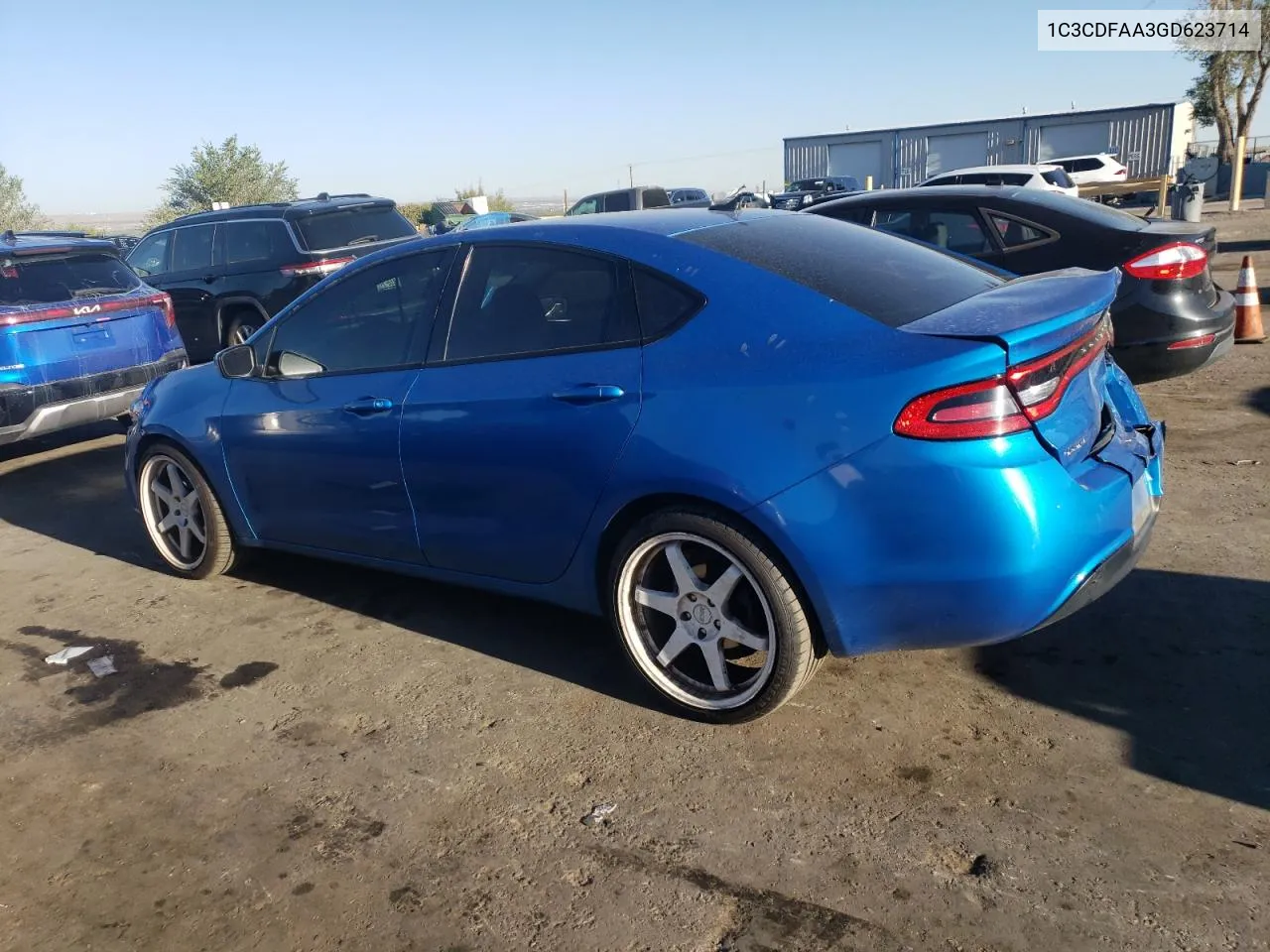 2016 Dodge Dart Se VIN: 1C3CDFAA3GD623714 Lot: 72997974