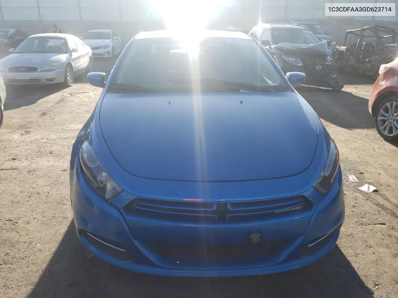 2016 Dodge Dart Se VIN: 1C3CDFAA3GD623714 Lot: 72997974