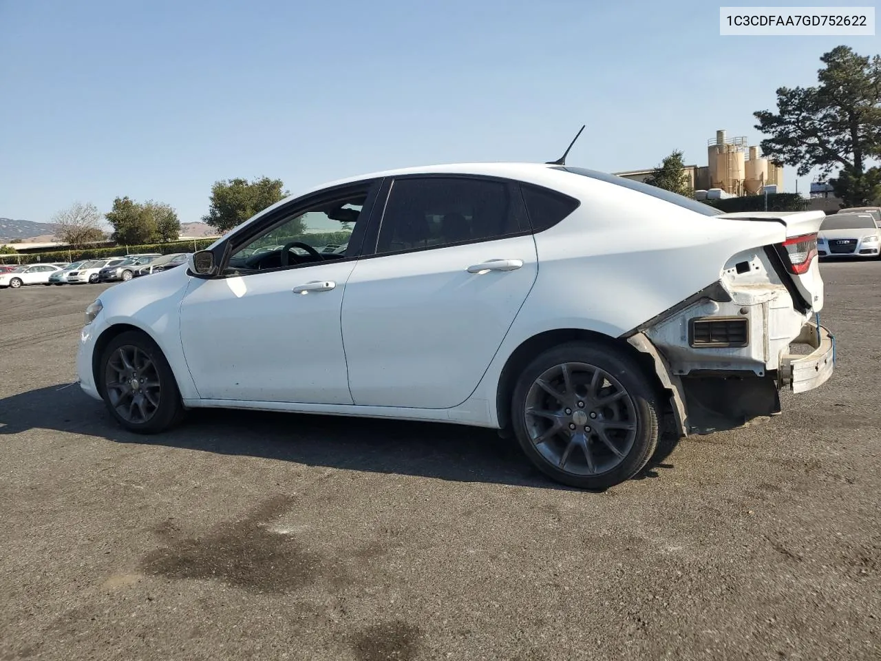 2016 Dodge Dart Se VIN: 1C3CDFAA7GD752622 Lot: 73351324