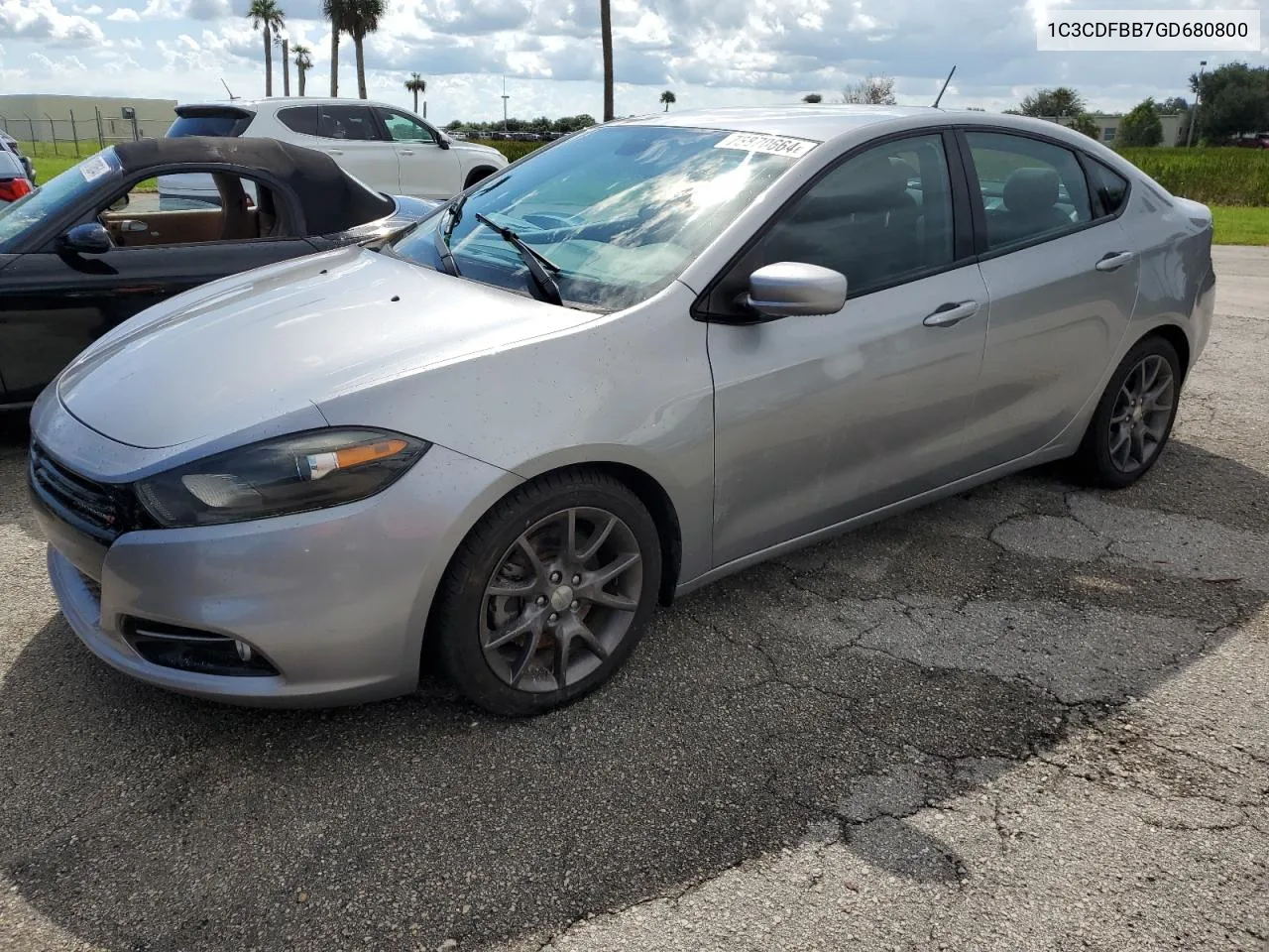 2016 Dodge Dart Sxt VIN: 1C3CDFBB7GD680800 Lot: 73870664