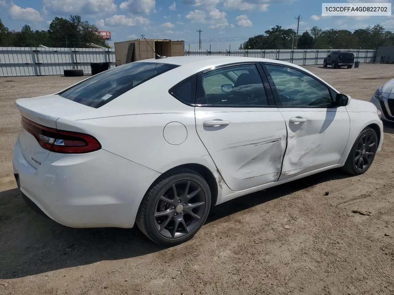 2016 Dodge Dart Sxt Sport VIN: 1C3CDFFA4GD822702 Lot: 74342274