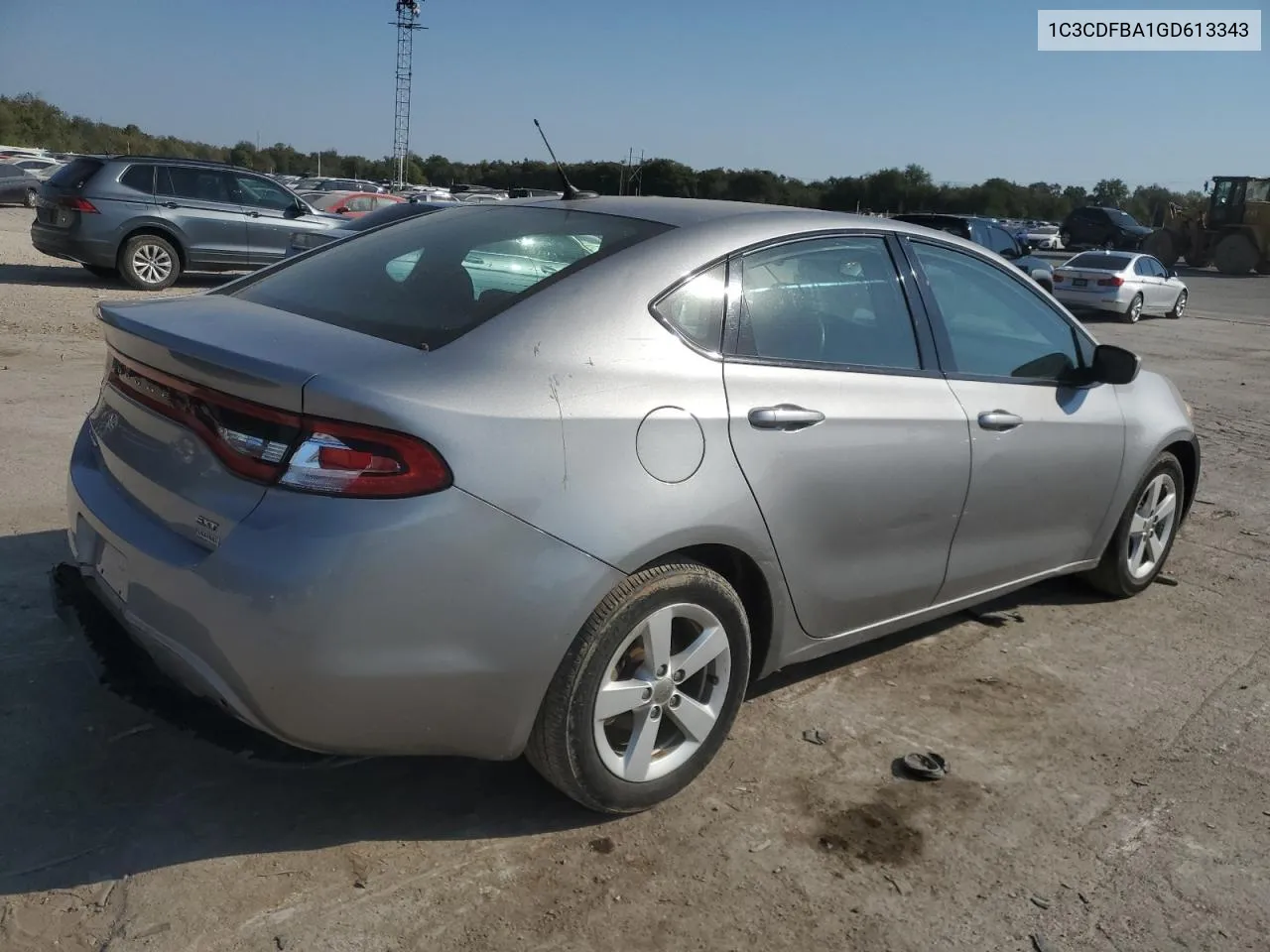 2016 Dodge Dart Sxt VIN: 1C3CDFBA1GD613343 Lot: 75170204