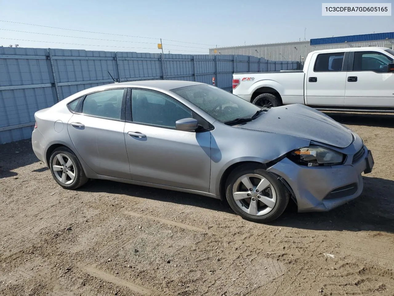 2016 Dodge Dart Sxt VIN: 1C3CDFBA7GD605165 Lot: 75181524