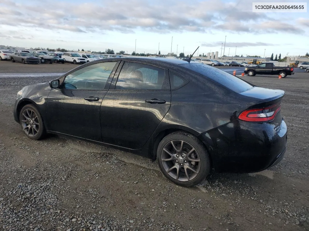 2016 Dodge Dart Se VIN: 1C3CDFAA2GD645655 Lot: 75284674