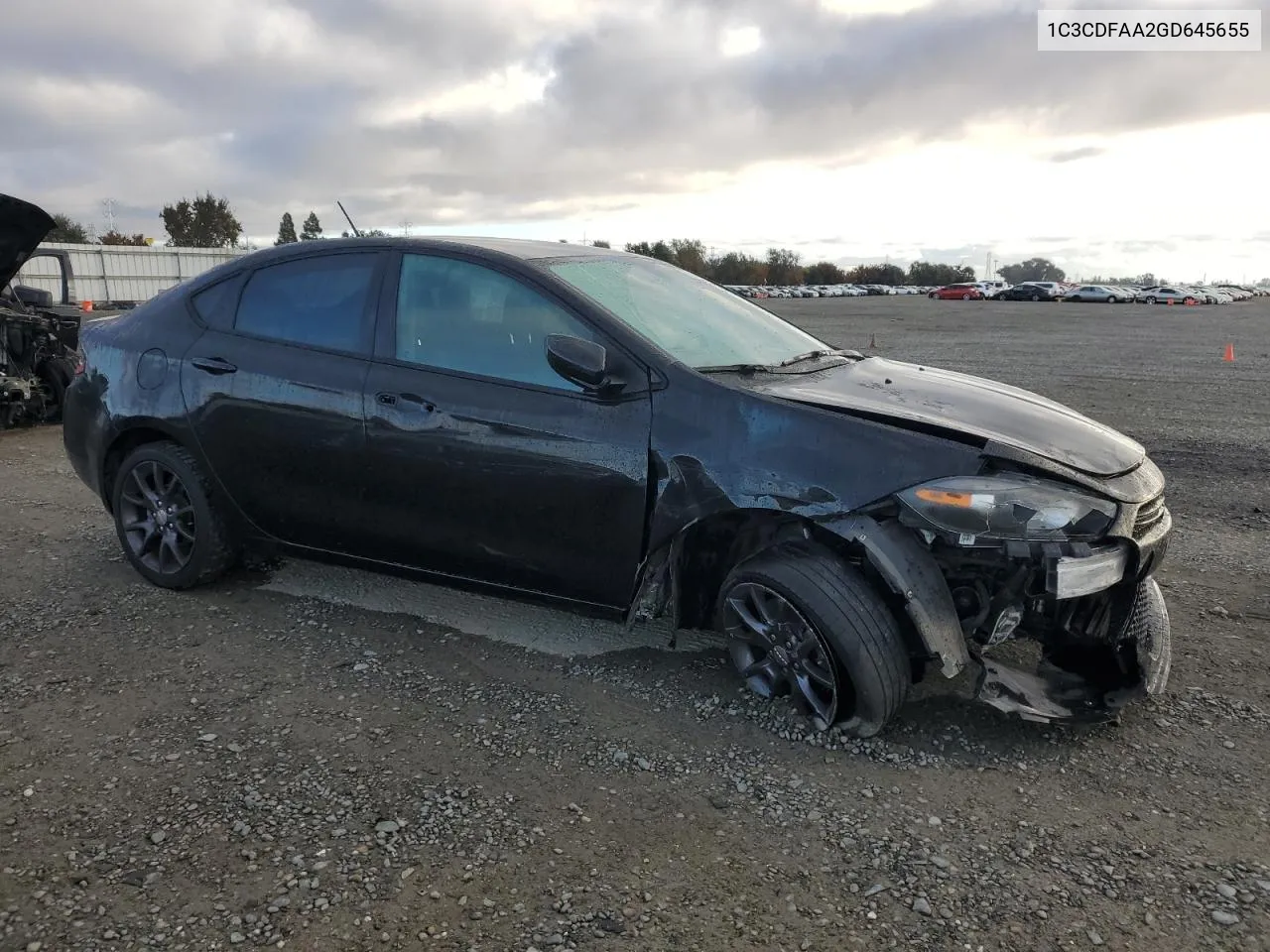 2016 Dodge Dart Se VIN: 1C3CDFAA2GD645655 Lot: 75284674