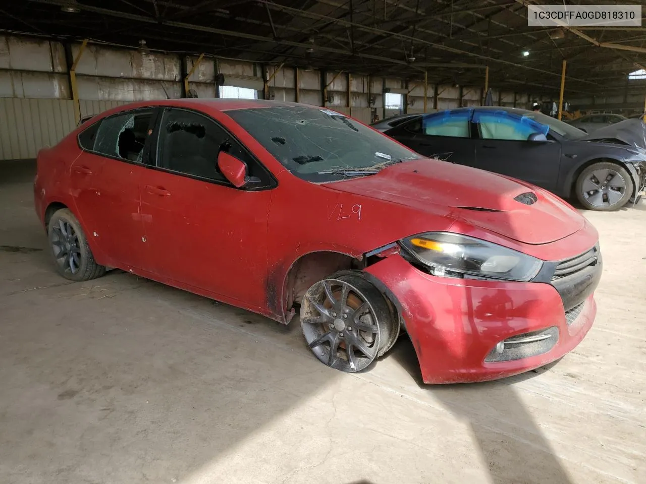 2016 Dodge Dart Sxt Sport VIN: 1C3CDFFA0GD818310 Lot: 75313004