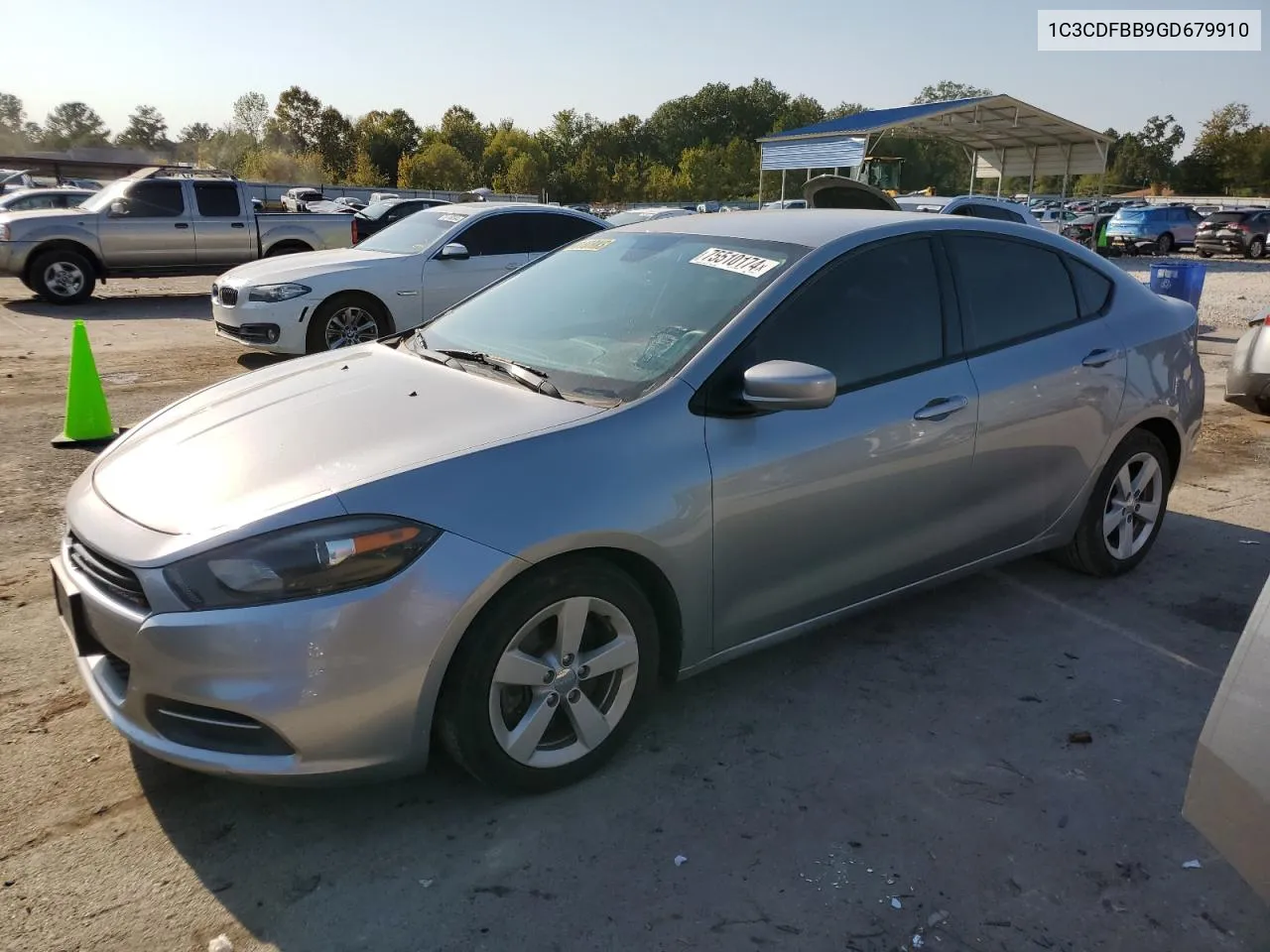 2016 Dodge Dart Sxt VIN: 1C3CDFBB9GD679910 Lot: 75510174