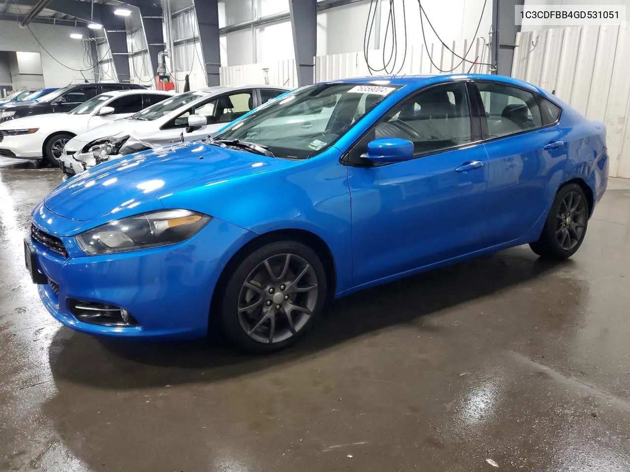 2016 Dodge Dart Sxt VIN: 1C3CDFBB4GD531051 Lot: 76359004