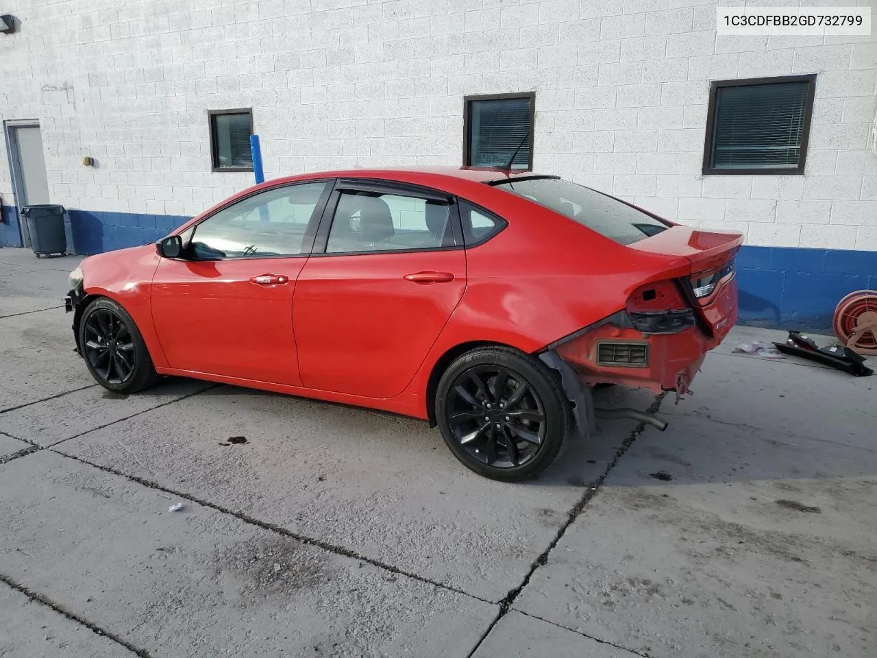 1C3CDFBB2GD732799 2016 Dodge Dart Sxt