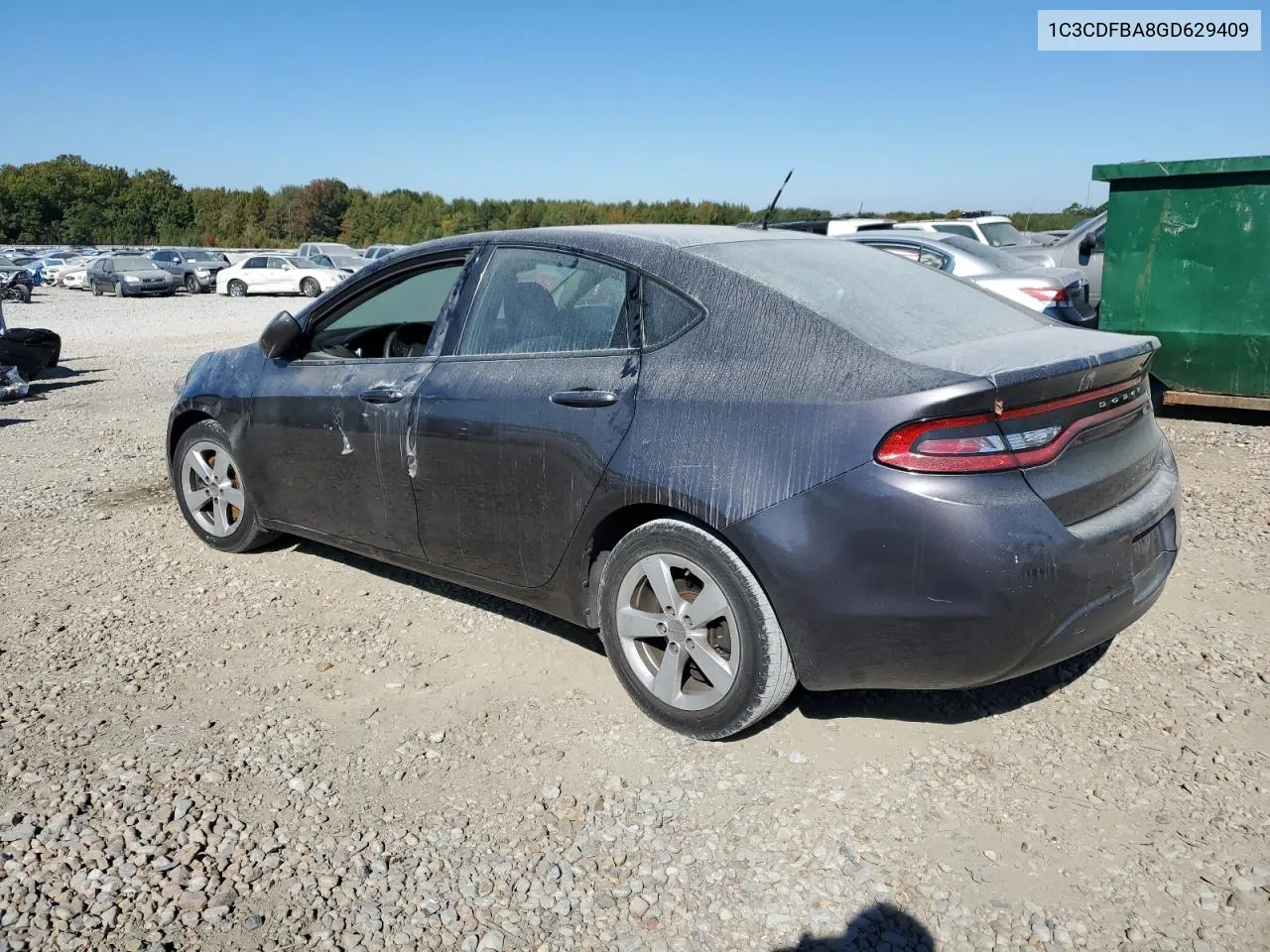 1C3CDFBA8GD629409 2016 Dodge Dart Sxt