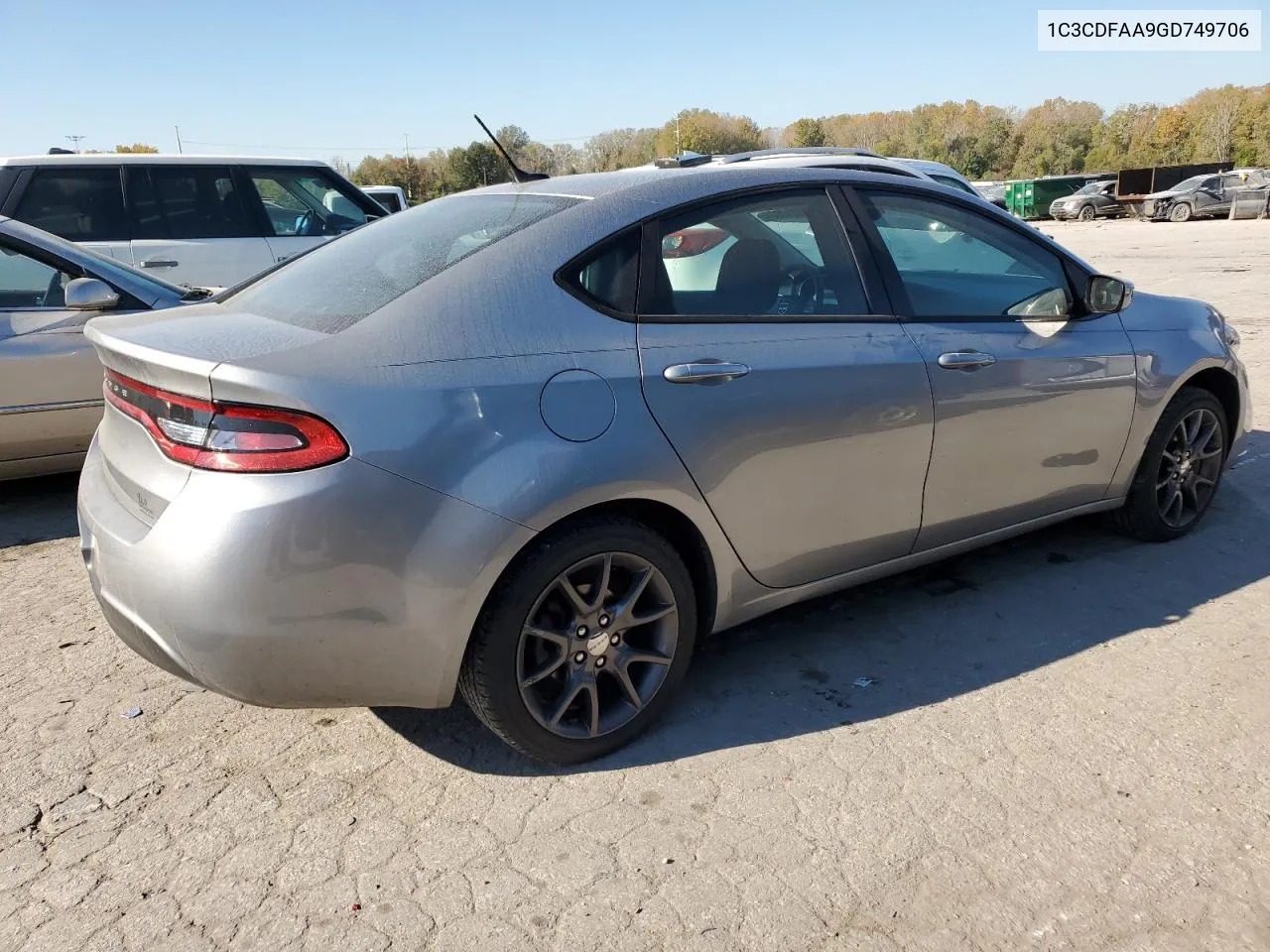 2016 Dodge Dart Se VIN: 1C3CDFAA9GD749706 Lot: 77018824